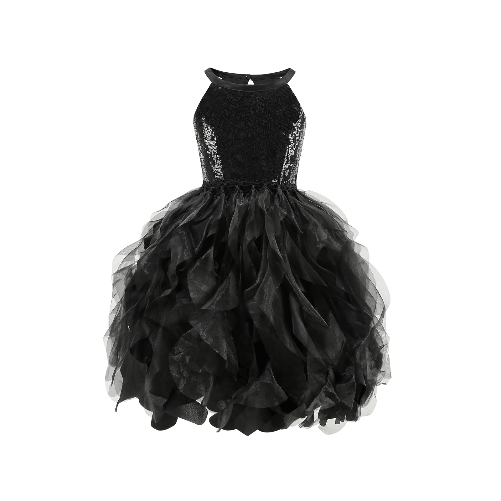 Sparkly Sequin Tutu Dress for Girls - Princess Birthday Party Outfit, Fairy Toddler Tulle Dress for Fancy Occasions, Halloween, Pageants & Special Events