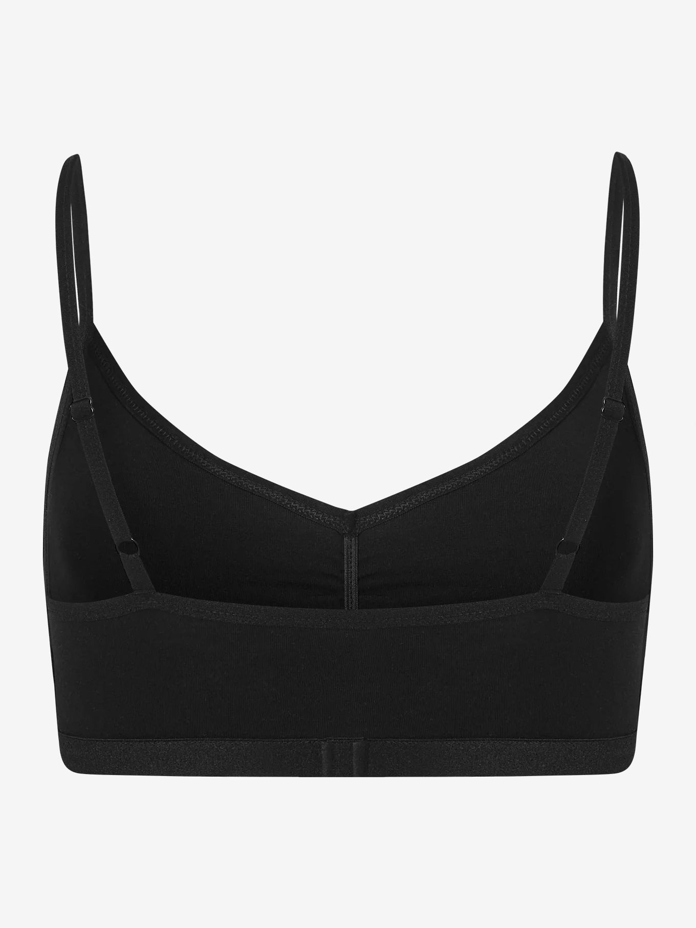 Komodo Anastasia Organic Cotton Bra - Black | Comfortable & Breathable Women's Underwear for Everyday Wear & Yoga