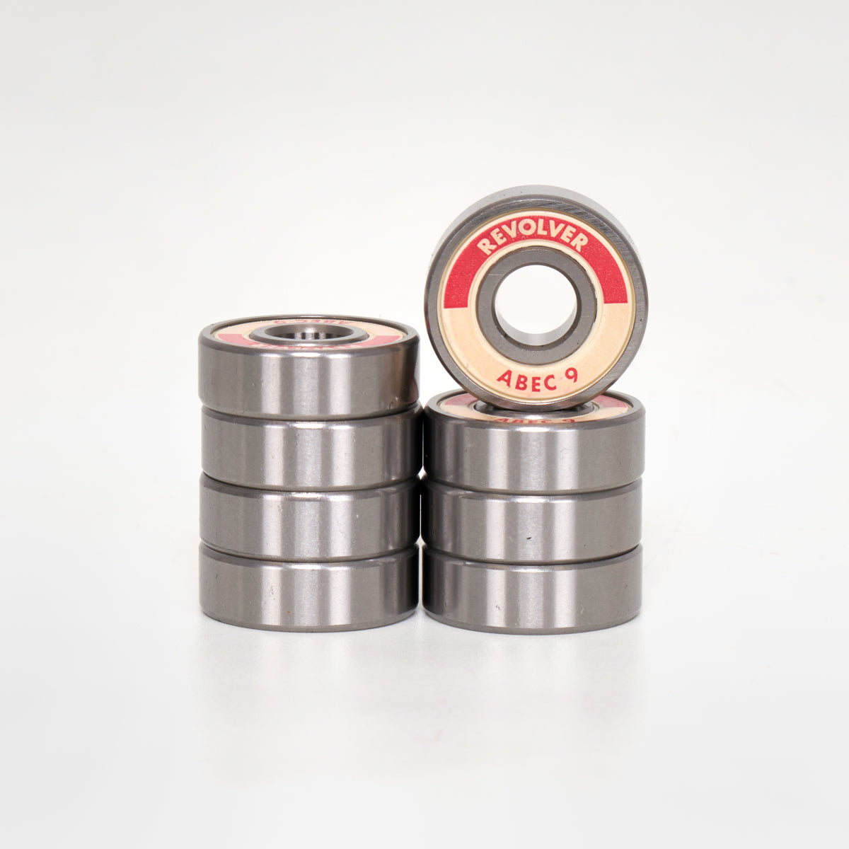 Premium Revolver ABEC 9 Bearings for Skateboards, Longboards & Roller Skates - High Speed Precision Bearings for Smooth Riding & Performance - Perfect for Street Skating, Park Riding & Outdoor Sports