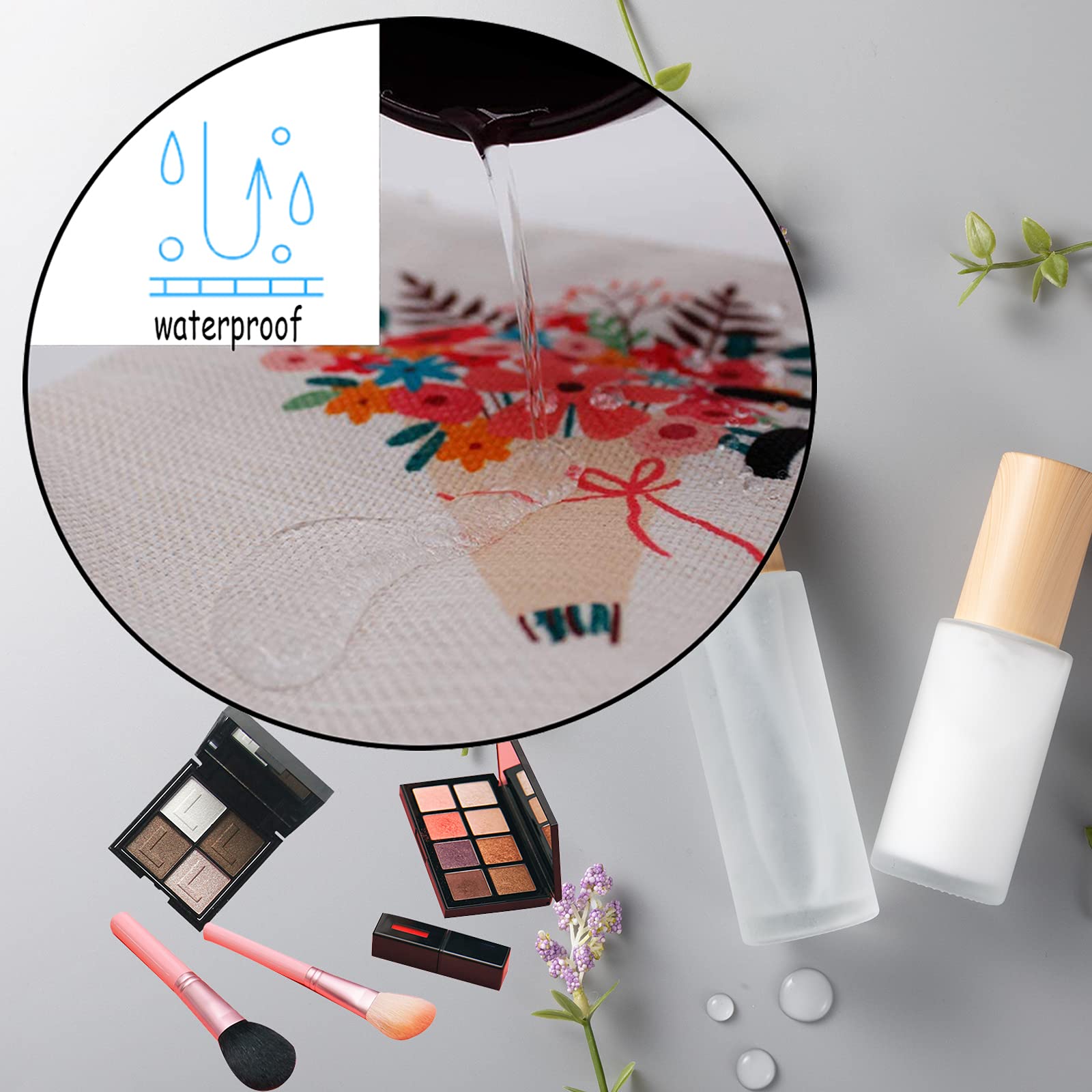 MEIKIUP GS Inspired Makeup Bag - Think Like a Bass Act Like a Waldorf Travel Cosmetic Pouch - Perfect Gift for TV Show Fans, Travel & Daily Use