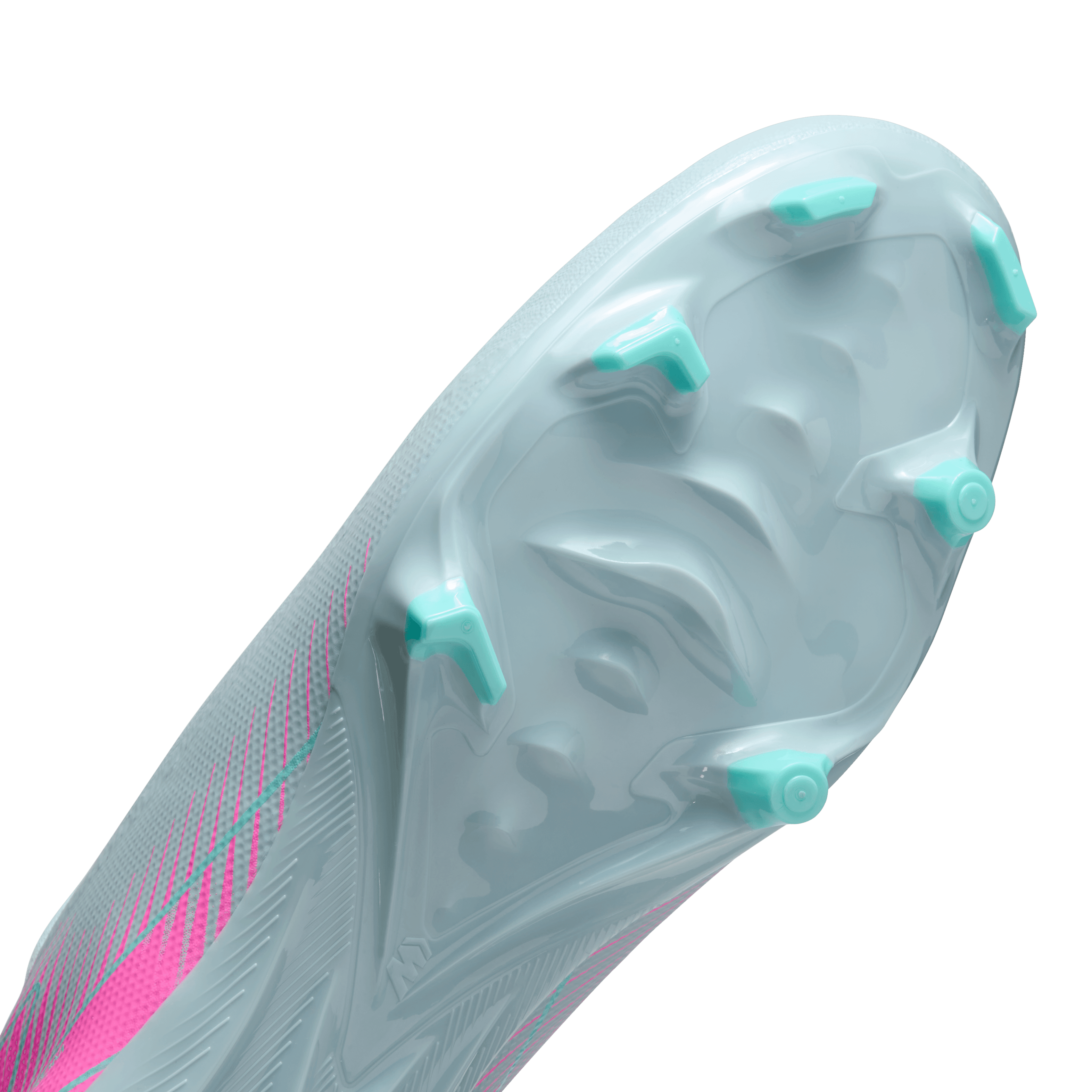 Nike Mercurial Vapor 16 Academy FG/MG Soccer Cleats for Men - Lightweight Football Shoes with Ocean Cube/Pink Blast Color - Perfect for Artificial Grass and Natural Turf Training & Matches