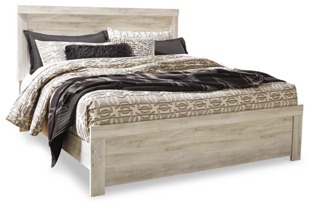 Bellaby King Panel Bed Frame - Solid Wood Platform Bed with Headboard and Footboard - Modern Bedroom Furniture for Master Bedroom, Guest Room, or Dorm
