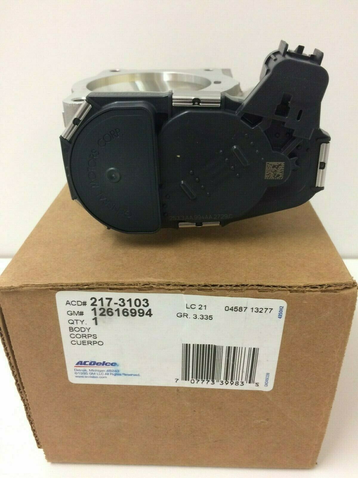 Genuine Holden VE & Captiva V6 SIDI Engines Throttle Body - Part Number 12616994 - Perfect for Engine Performance & Fuel Efficiency Upgrades