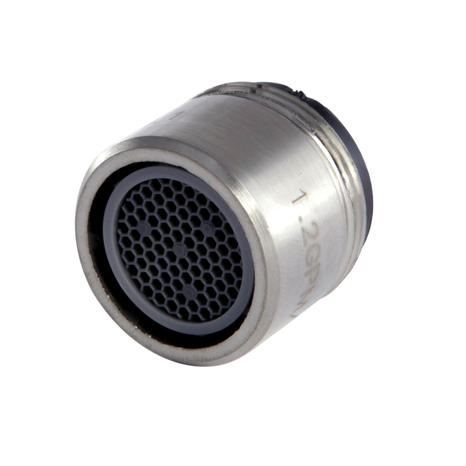 Cal Green Z12KSSA8418 1.2 GPM Male Aerator, 13/16 Inch 27 UNS, Brushed Nickel - Water-Saving Bathroom & Kitchen Faucet Aerator for Efficient Flow Control