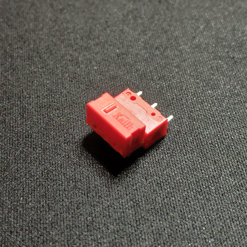Kailh GM 4.0 Red 60 Million Clicks Micro Switch (2 Pack) - Perfect for Gaming Mice, Mechanical Keyboards & DIY Electronics Projects