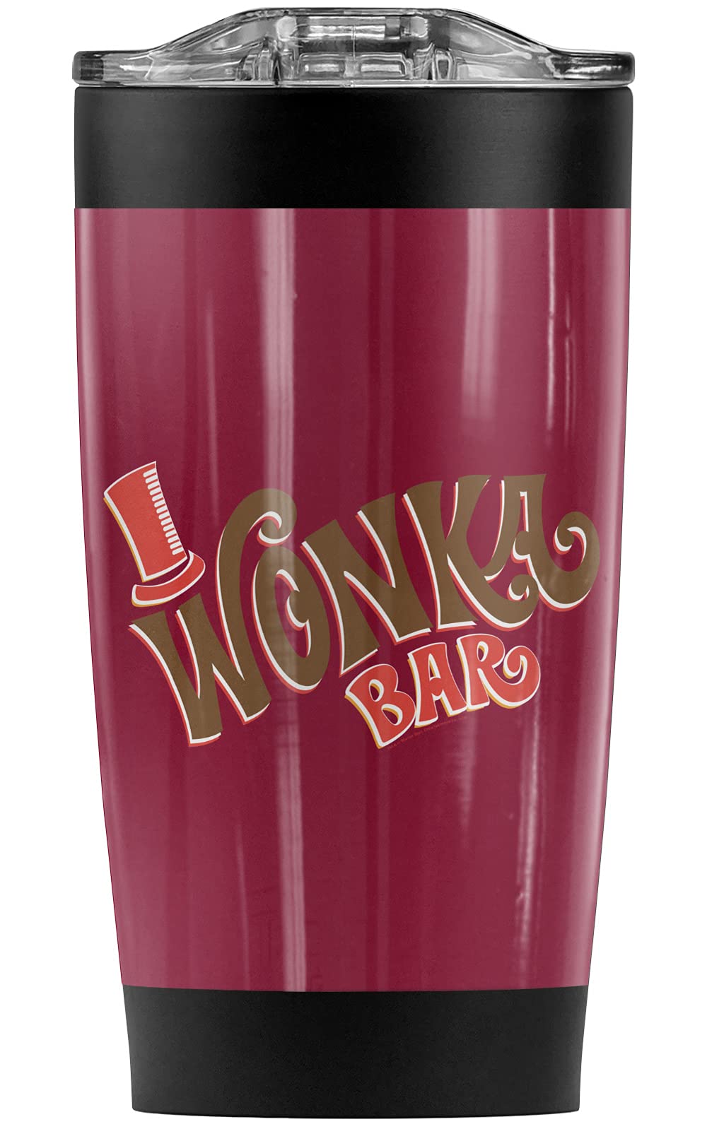 Willy Wonka Chocolate Factory 20oz Stainless Steel Tumbler - Vacuum Insulated Travel Mug with Leakproof Lid for Coffee & Cold Drinks | Perfect for Office, Commuting & Outdoor Adventures