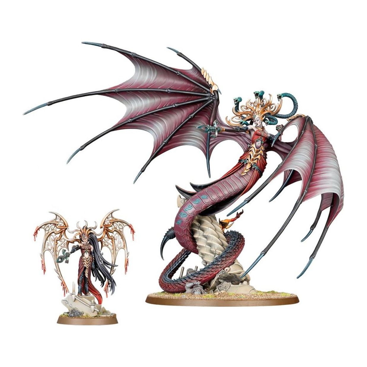 Daughters of Khaine Morathi - Warhammer Age of Sigmar Miniature for Tabletop Gaming & Collecting - Perfect for Fantasy Battles & Display