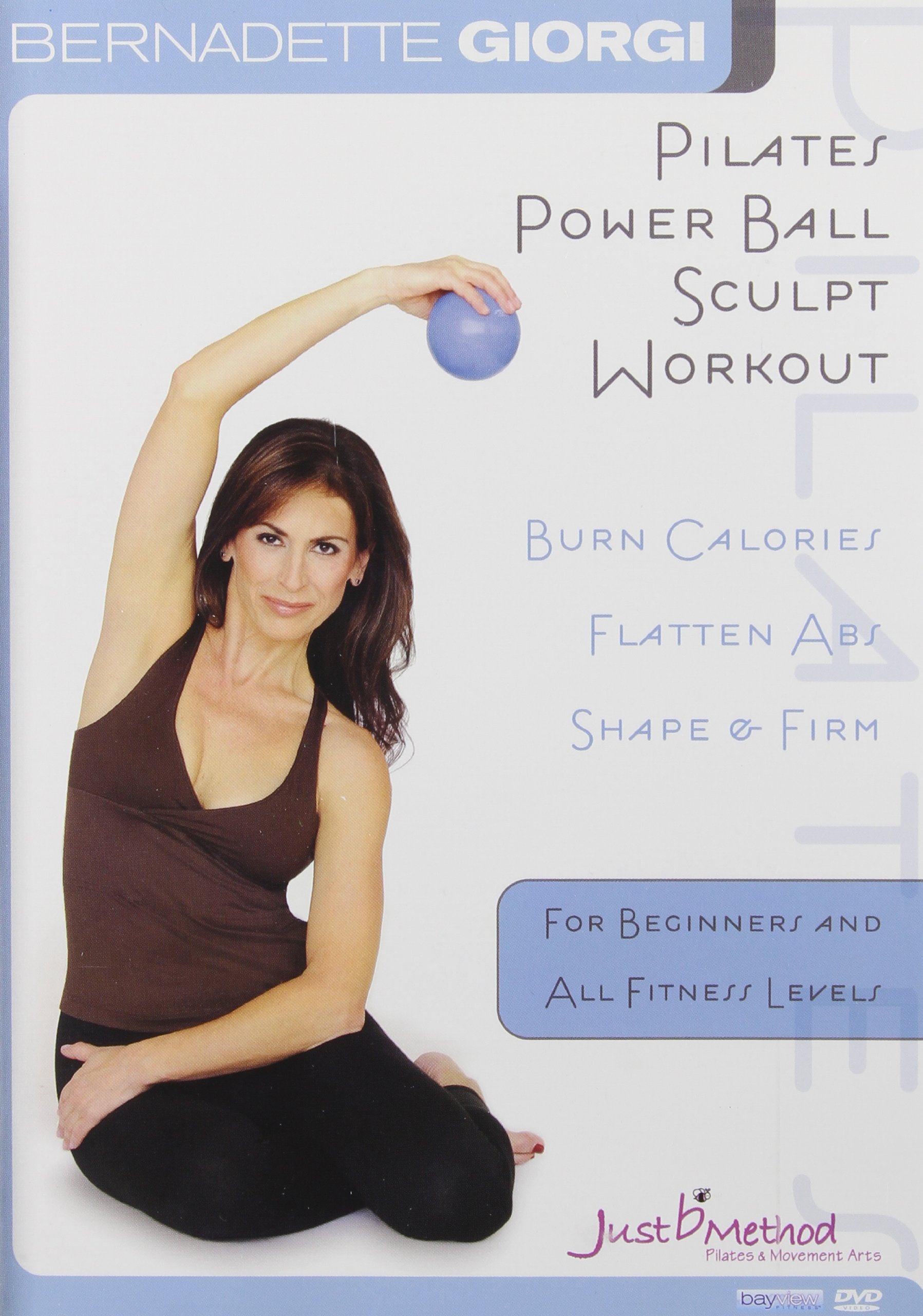 Pilates Power Ball Sculpt - Premium Exercise Ball for Core Strength & Stability - Perfect for Home Workouts, Yoga, Pilates & Fitness Training