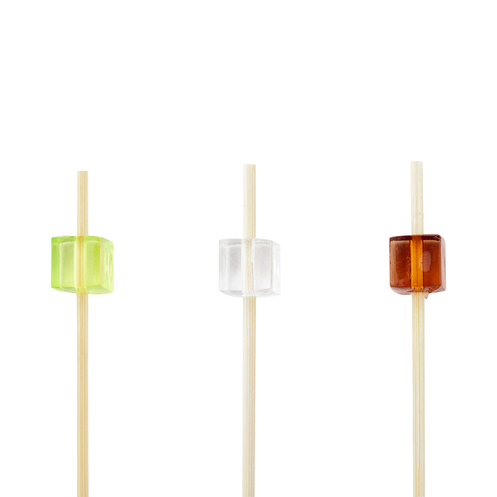Premium Bamboo Acrylic Block Skewers - 3.5