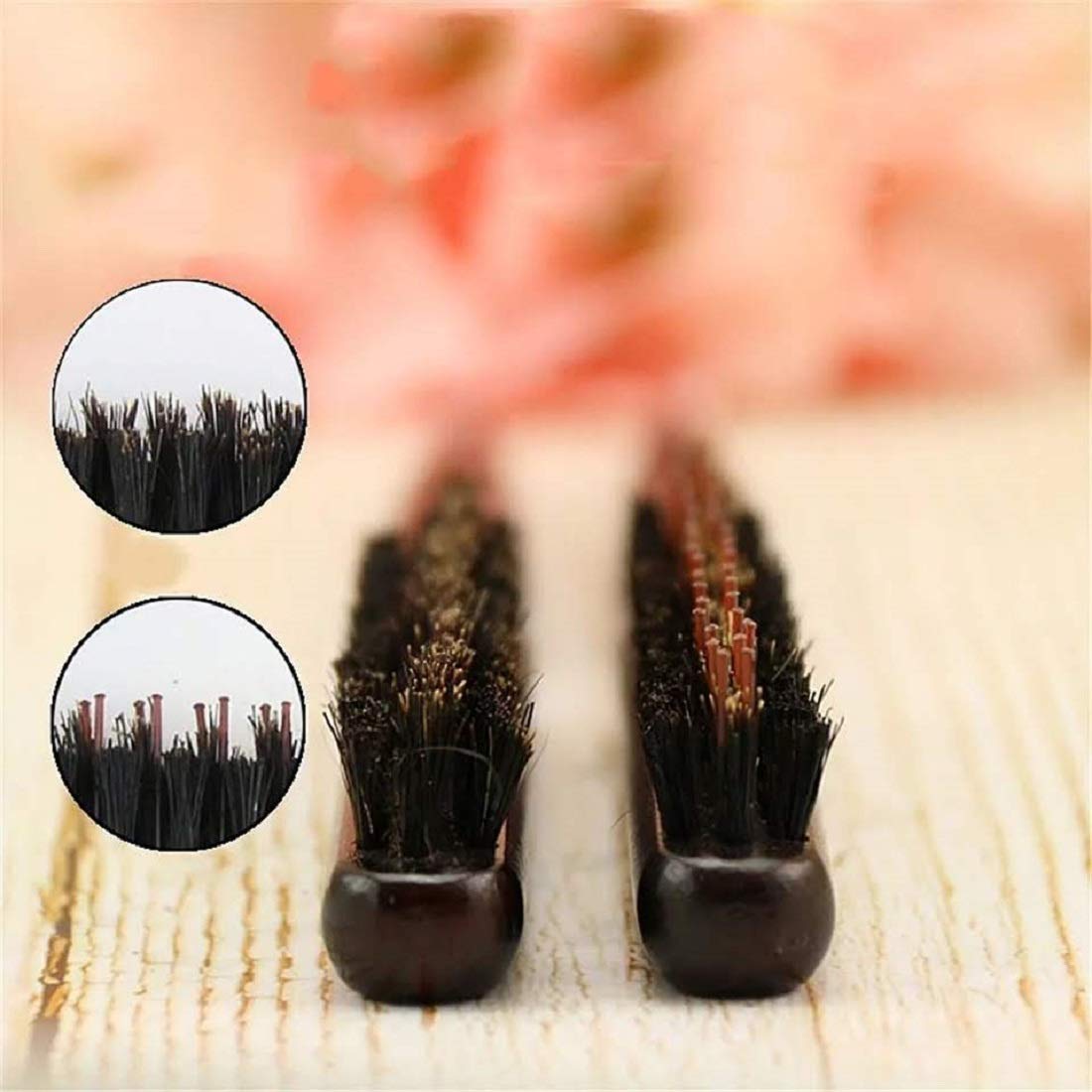 Professional Salon Teasing Back Hair Brush - Wooden Slim Line Comb for Hair Extensions & Styling - Perfect for DIY Hairdressing, Updos & Volume - 1 Piece