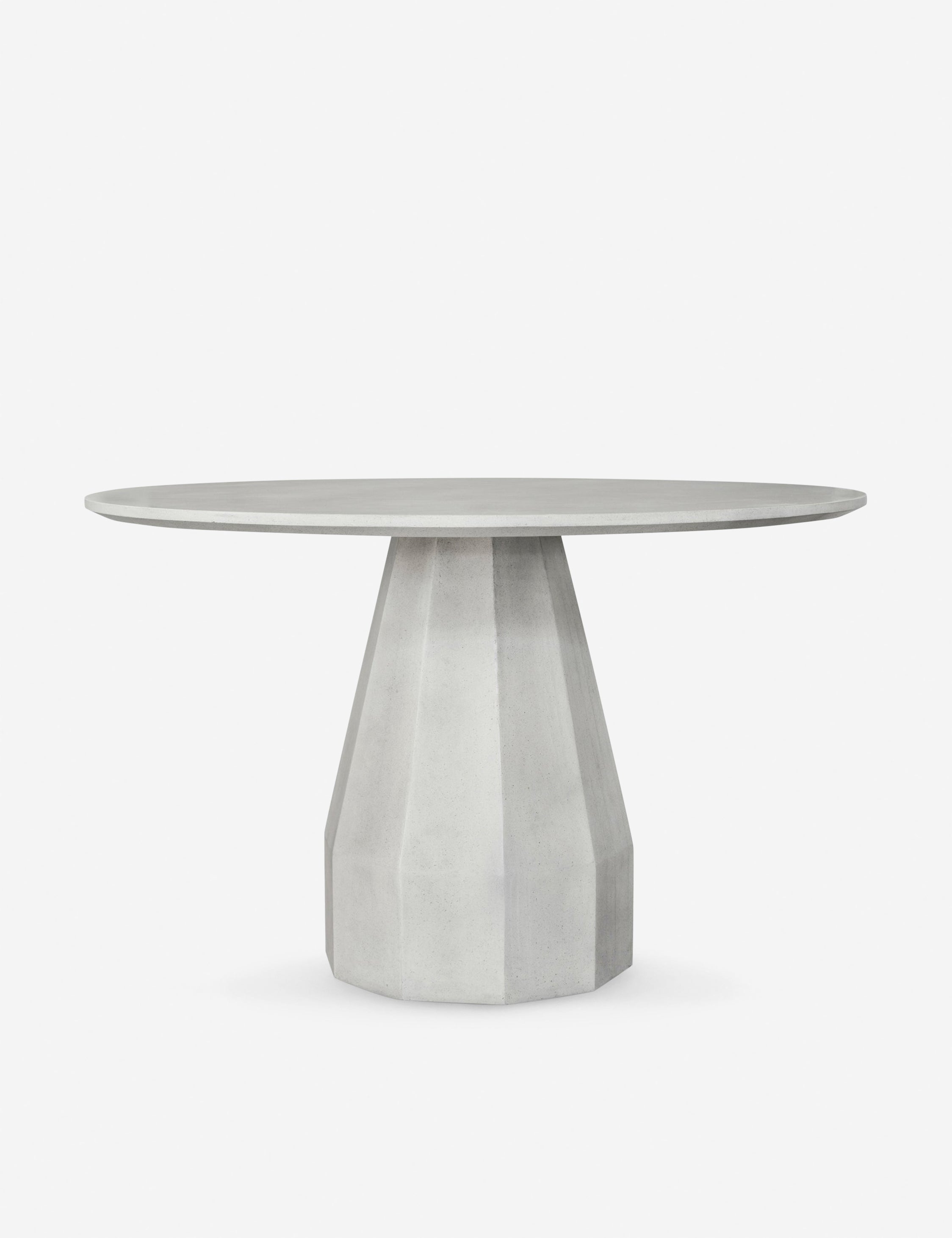 Round Dining Table for Indoor and Outdoor Use - Perfect for Patio, Garden, and Dining Room Decor