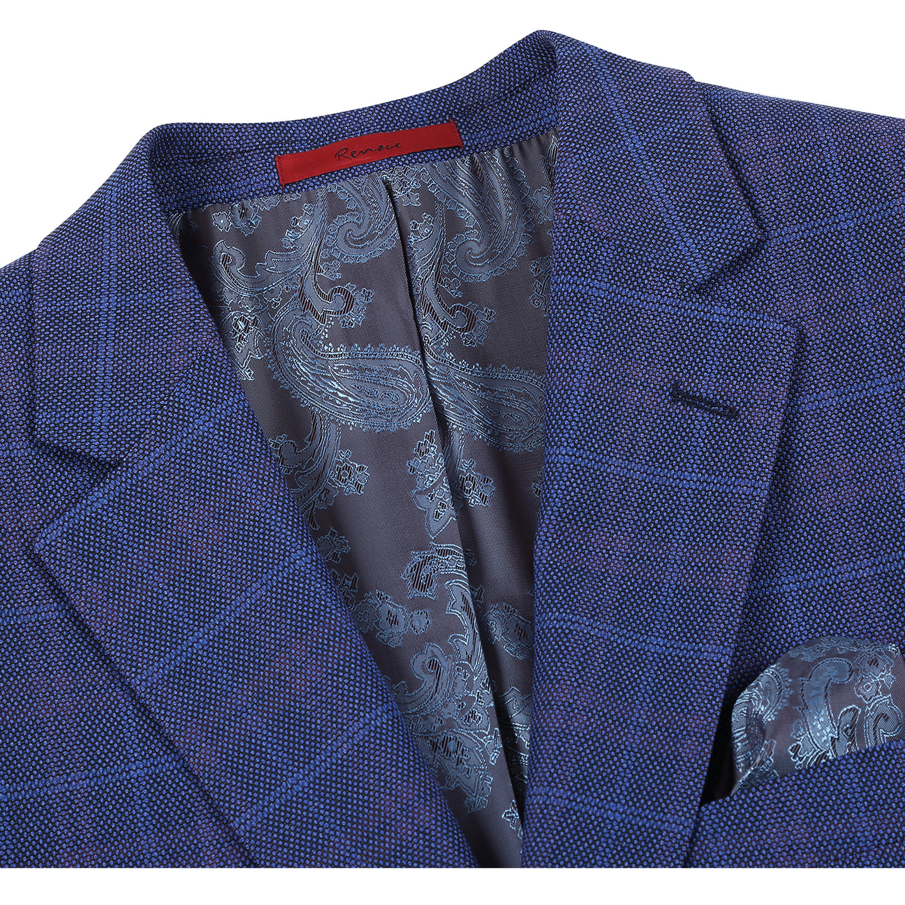 Alessandro Vitello by Renoir Classic Fit Blazer - Navy Blue Size 47 | Premium Men's Formal Jacket for Business Meetings & Special Occasions