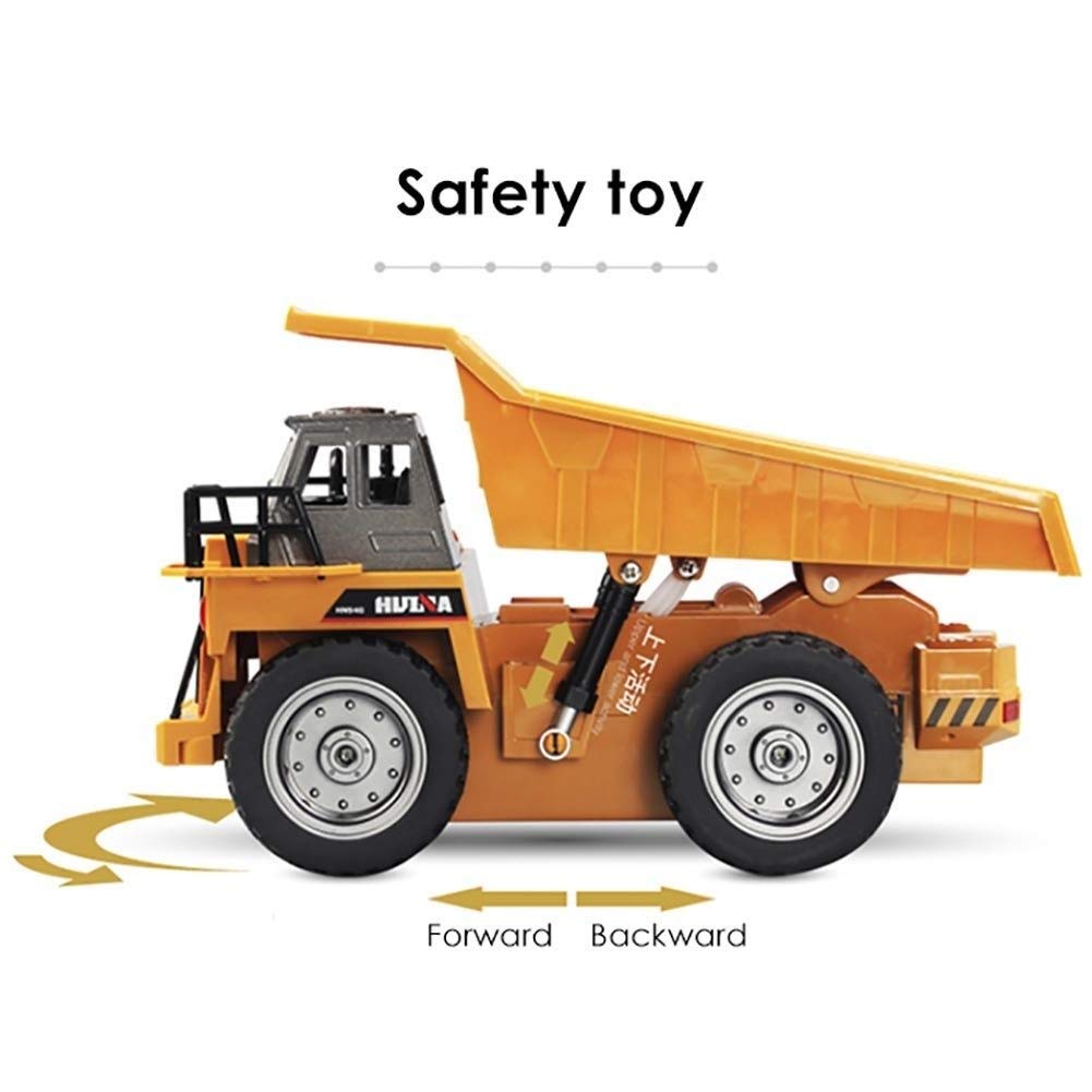 Remote Control Electric Toy Truck for Kids - LED Light Engineering Car with Cable Control, Perfect Gift for Boys & Girls | Playtime, Birthday Parties & STEM Learning