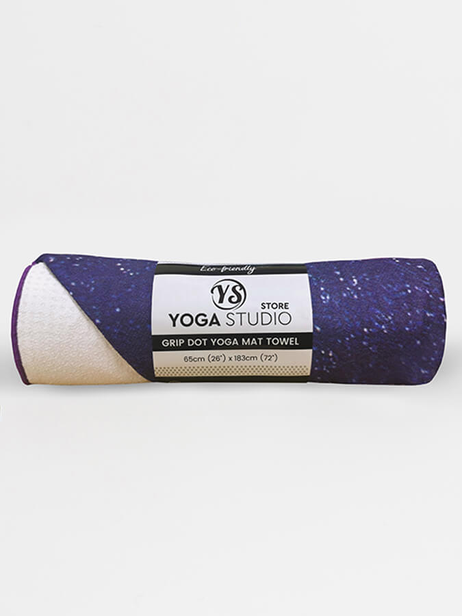 Non-Slip Yoga Mat with Grip Dots - Premium Studio Quality for Hot Yoga, Pilates & Home Workouts - Sweat Absorbent & Eco-Friendly