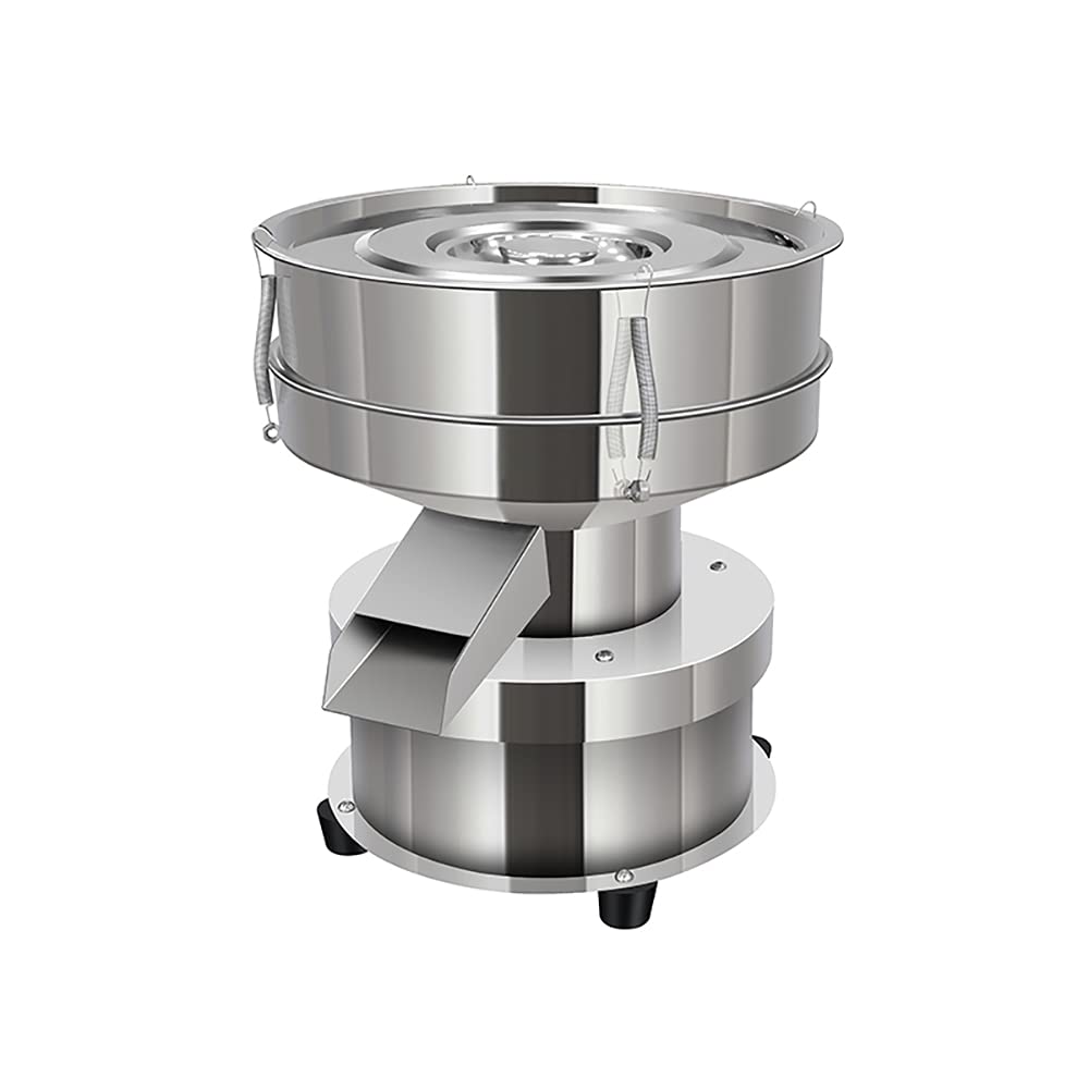 Electric Vibrating Sieve Machine - 304 Stainless Steel Powder Screening Equipment with 1350N/MIN Vibration & 180 Mesh Filter - Ideal for Lab, Food, Pharmaceutical & Chemical Industries