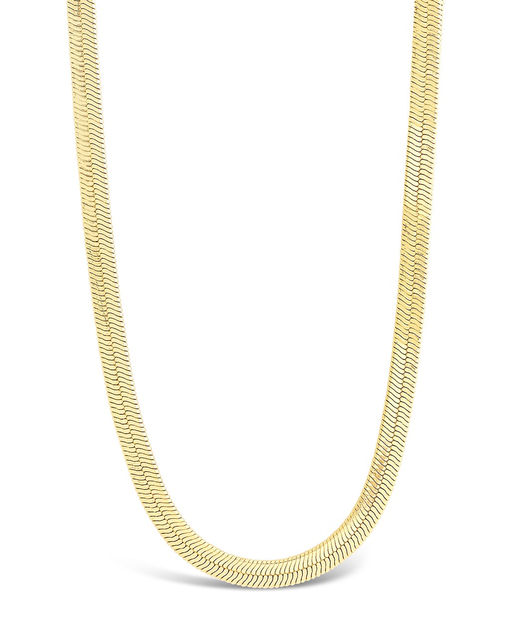 Elegant Herringbone Chain Necklace for Women - 14K Gold Plated Layering Necklace - Perfect for Daily Wear, Parties & Gifts