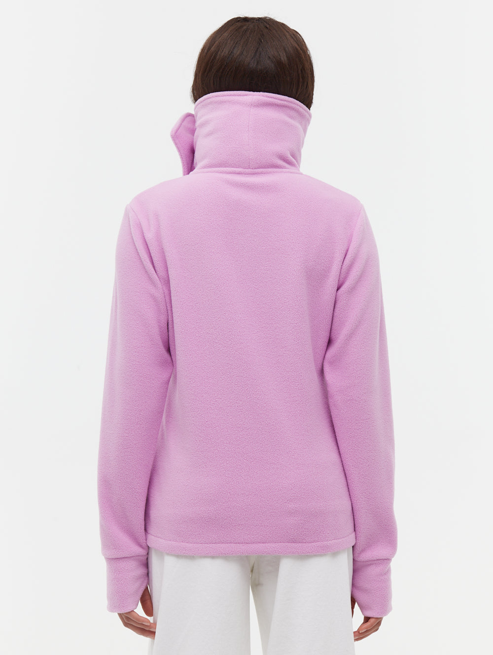 Women's Funnel Neck Microfleece Zip Up Jacket - Soft Warm Winter Pullover for Outdoor Activities & Casual Wear