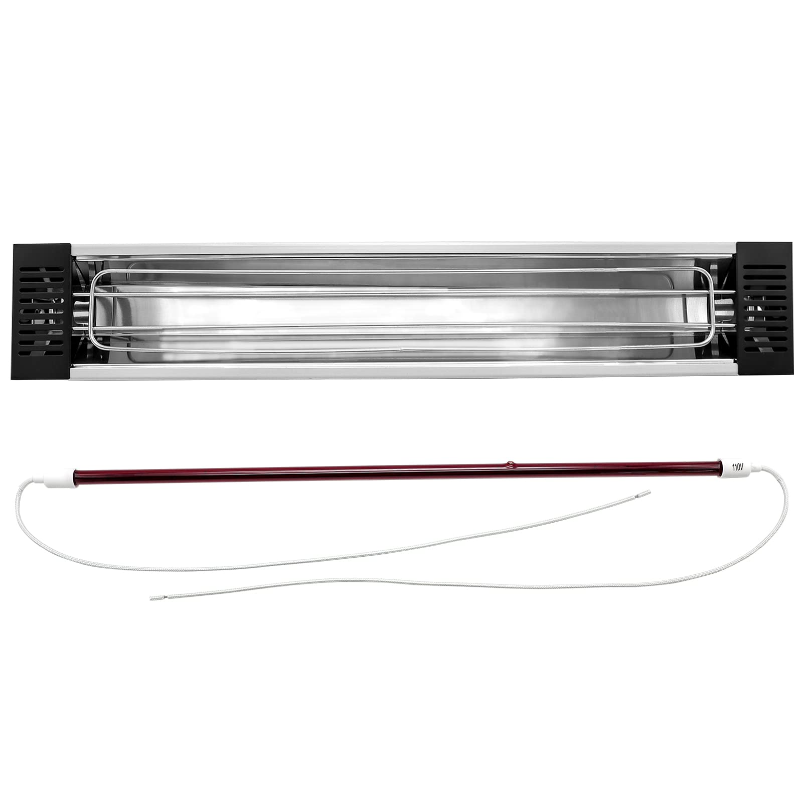 DATOUBOSS 2×3000W Shortwave Infrared Paint Curing Lamp - Professional Auto Body Repair System for Paint Booths & Car Refinishing | Fast Drying for Automotive, Industrial & DIY Projects