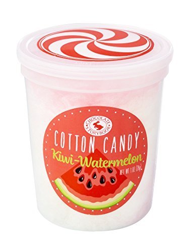Kiwi Watermelon Flavored Cotton Candy - Gourmet Sweet Treat for Holidays, Birthdays & Parties | Fun Gag Gift & Party Favor for Kids & Adults | Perfect for Baby Showers, Carnival Events & Office Celebrations