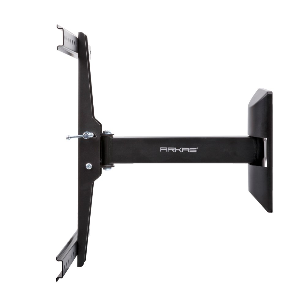 ARKAS LCW 165T MB Full Motion TV Wall Mount Bracket for 32-65 Inch Flat Screen TVs - Tilt, Swivel & Adjustable Arm - Perfect for Living Room, Bedroom or Home Theater Installation