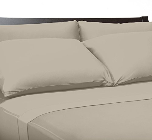 SHEEX Cooling Pillowcases Set of 2 - Ultra Breathable King Size Pillow Covers in Khaki for Hot Sleepers | Perfect for Summer Nights & Temperature Regulation