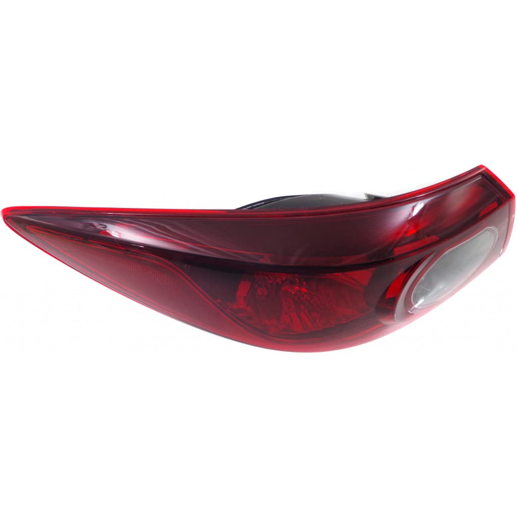 2014-2018 Mazda 3 Sedan Driver Side Outer Tail Light Assembly - CAPA Certified Replacement for MA2804123/MA2804123C/BJT151160A - Perfect for Night Driving Safety & Vehicle Restoration Projects