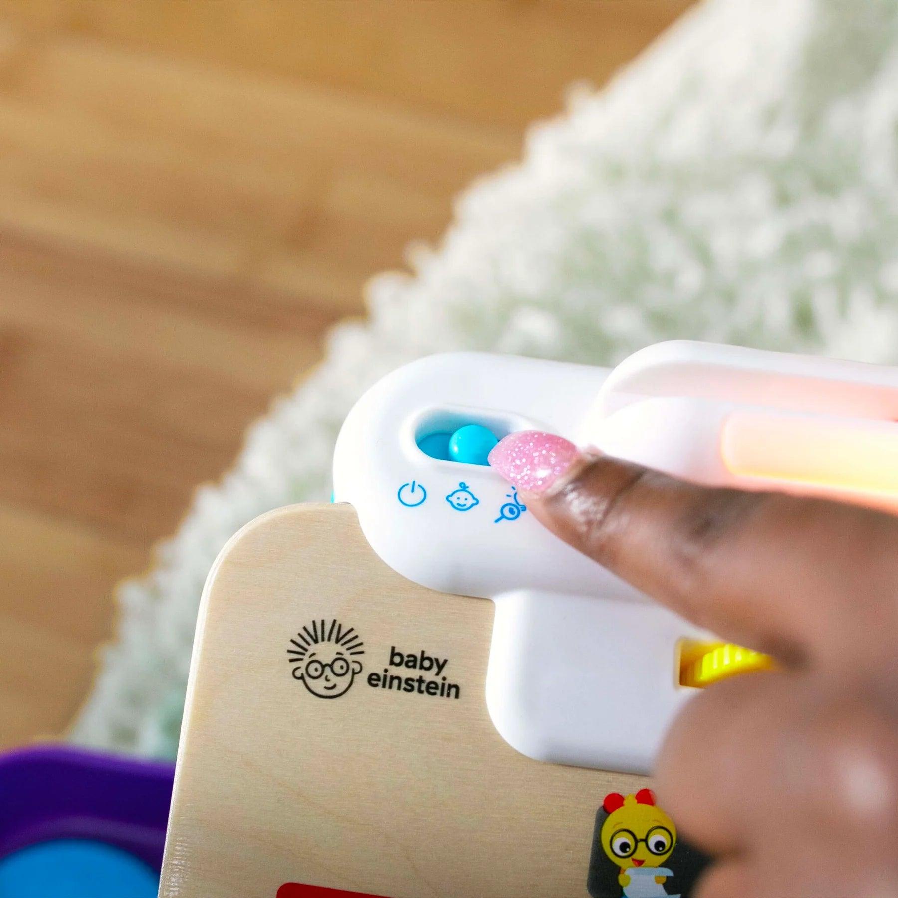 Baby Einstein HAPE Magic Touch Wooden Cash Register Toy - Pretend Play Shopping Set for Kids Ages 3+ | Perfect for Role Play, Math Learning & Imaginative Play at Home or Preschool