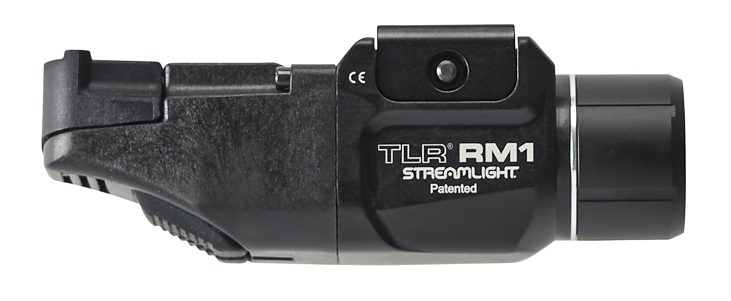 Streamlight 69440 TLR RM 1 500-Lumen Tactical Flashlight - Low Profile Rail Mounted Weapon Light with Rail Keys, Pressure Switch & CR123A Battery - Perfect for Handguns, Rifles & Home Defense (Black)