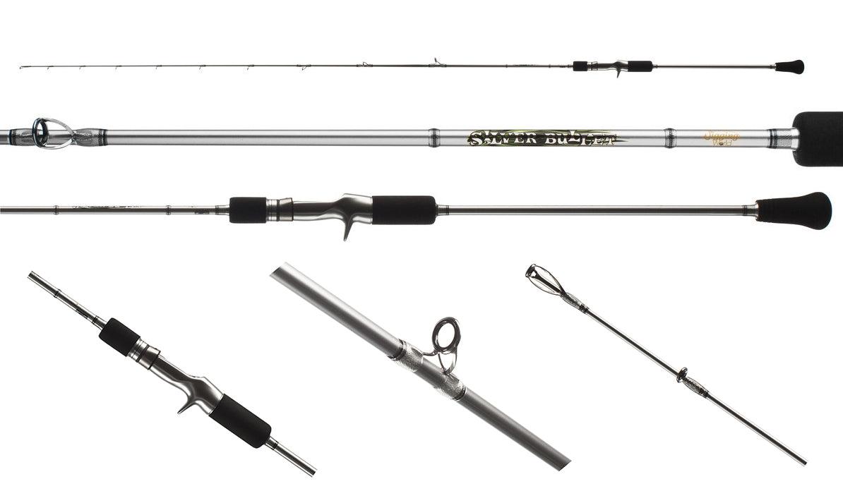 Jigging World Silver Bullet Slow Pitch Casting Rods - Premium Saltwater Fishing Rod for Jigging & Bottom Fishing - Perfect for Offshore, Deep Sea & Inshore Angling