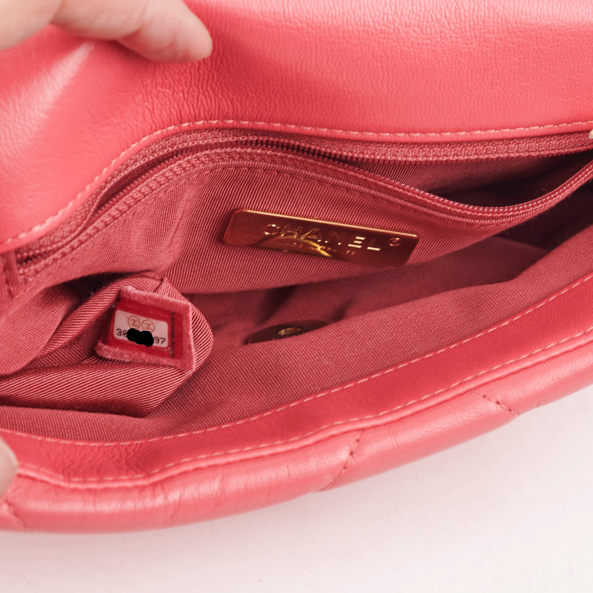 Chanel 19 Small Pink Leather Flap Bag - Luxury Designer Handbag for Women | Perfect for Date Night, Parties & Special Occasions