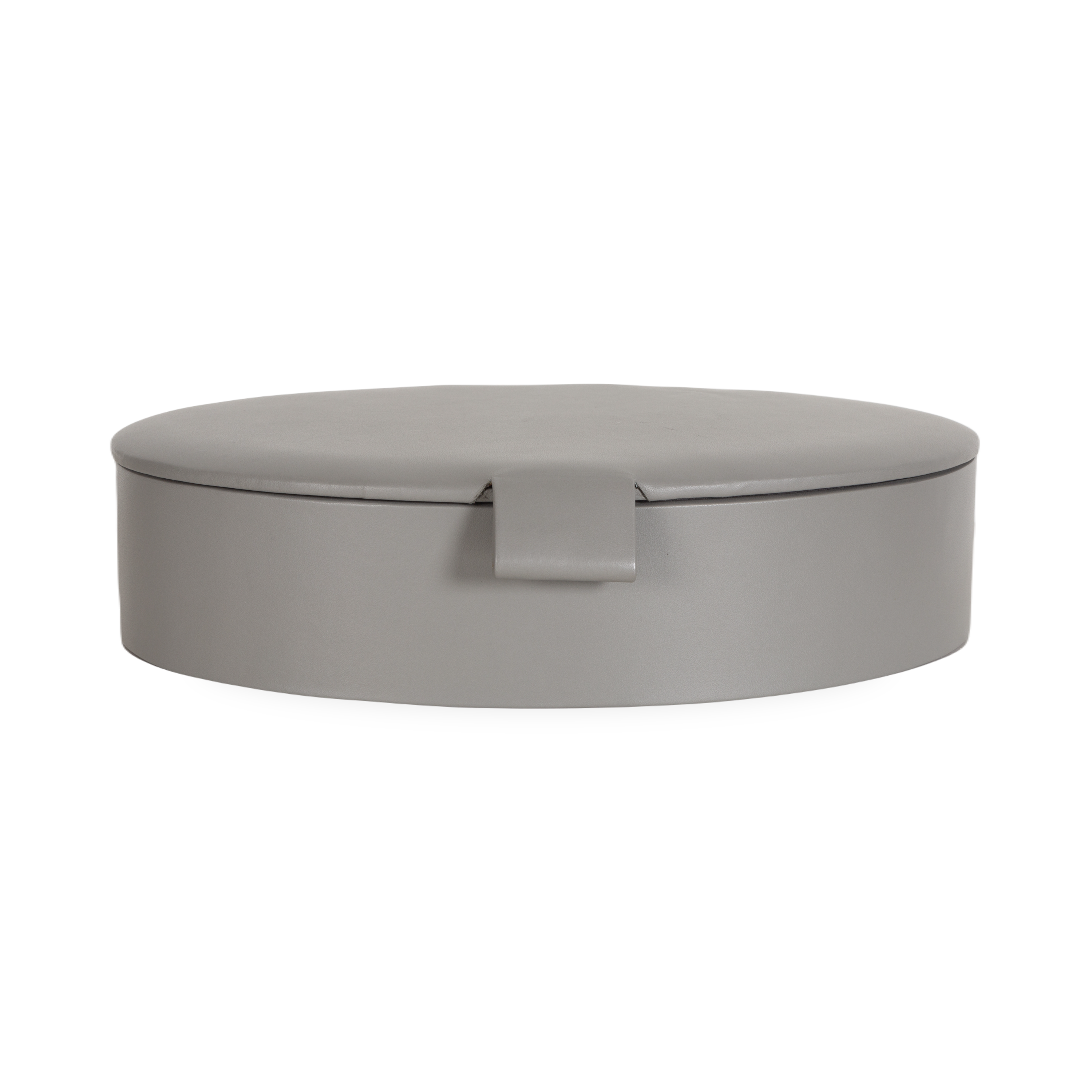 Premium Genuine Leather Oval Jewelry Box - Elegant Storage for Rings, Necklaces & Keepsakes | Perfect for Gifts, Travel & Home Decor