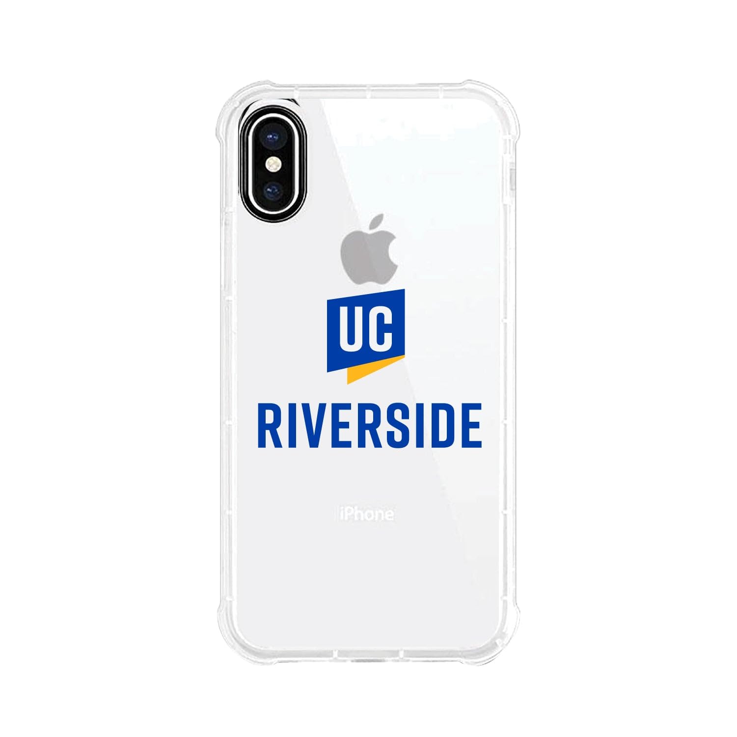 OTM Essentials Shockproof Phone Case for iPhone 13 Pro - Durable Tough Edge Protection | University of California Riverside (UCR) Alumni Gift | Classic White Design - Perfect for Campus Life & Everyday Use