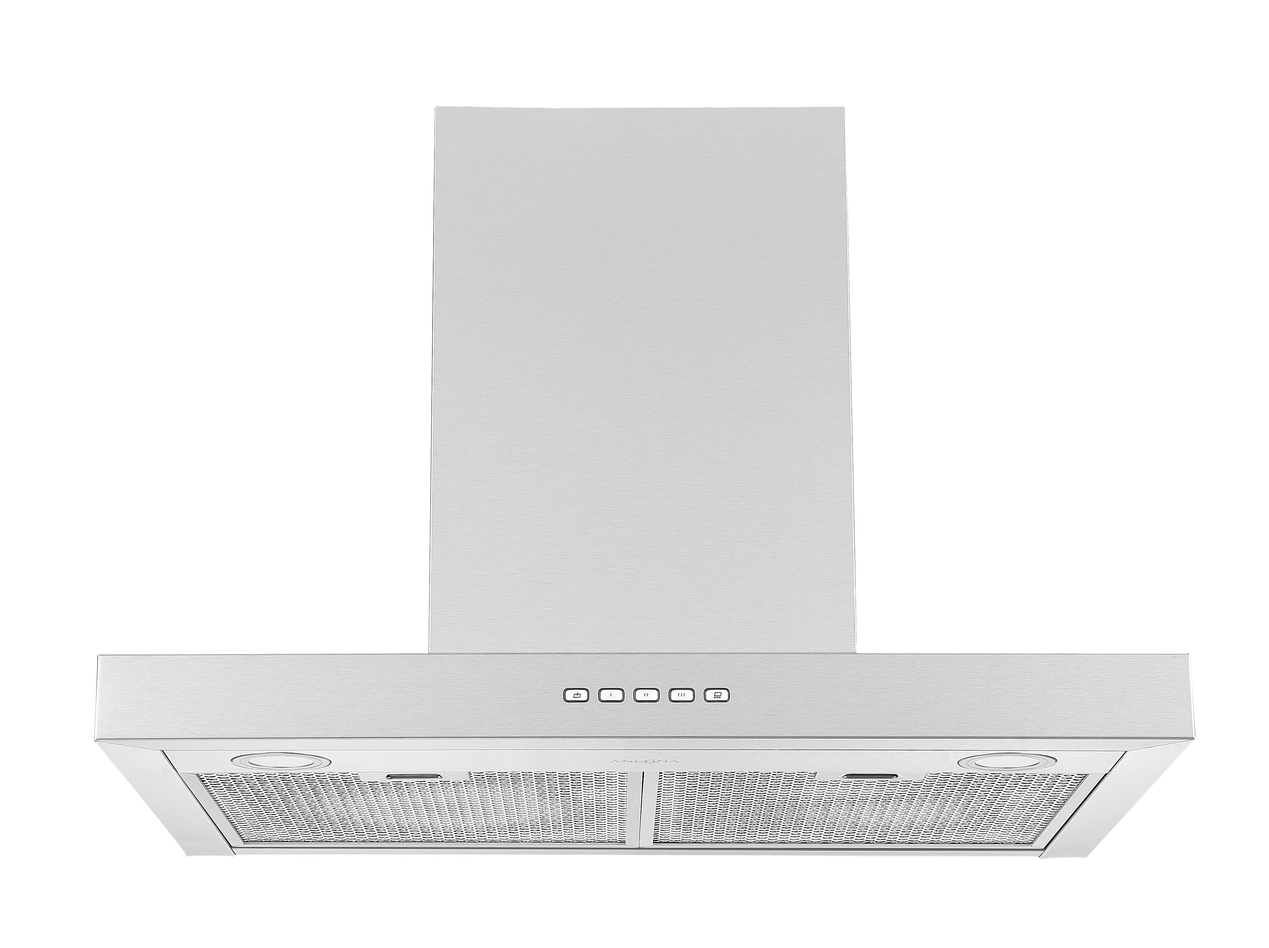 30 Inch Stainless Steel Convertible Wall Mount Range Hood - Under Cabinet or Wall Mount Installation for Kitchen Ventilation