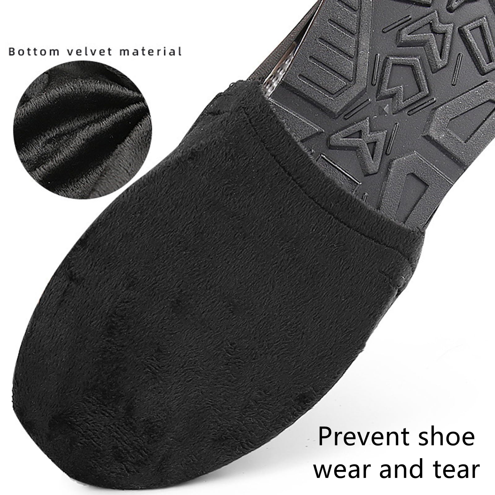 2 Pairs Bowling Shoe Covers - Non-Slip Shoe Sliders for Men & Women - Protective Bowling Shoe Accessories for Smooth Gliding - Perfect for Bowling Alleys, League Games & Practice Sessions (Black)