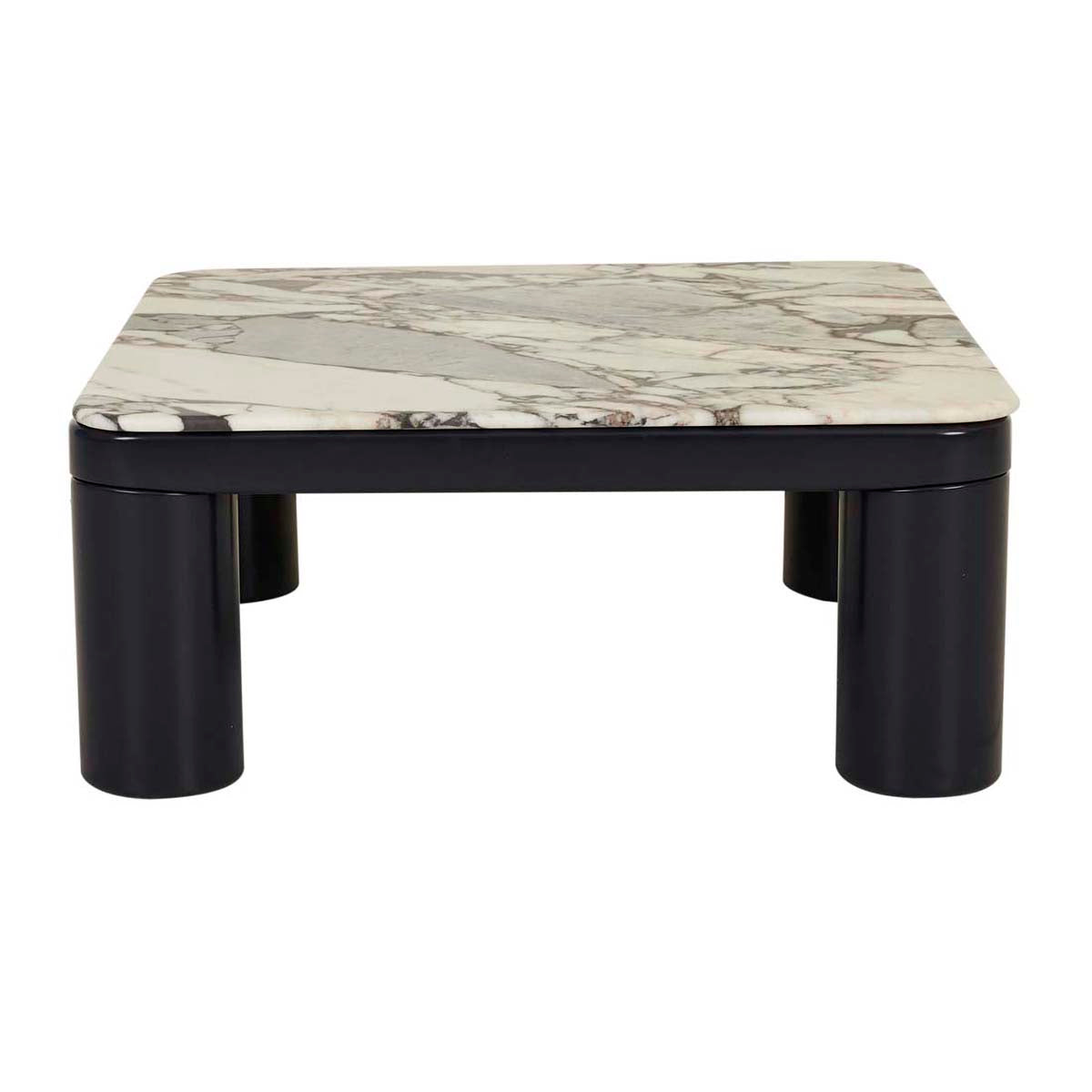 Frankie Marble Coffee Table - Modern Round Living Room Furniture for Small Spaces, Perfect for Apartments, Condos & Home Decor