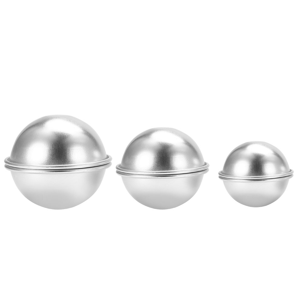 Premium Aluminum Alloy Bath Bomb Molds Set (7-Piece) - Food Grade, Rustproof & Easy Clean DIY Soap Making Kit for Spa, Gifts & Home Relaxation