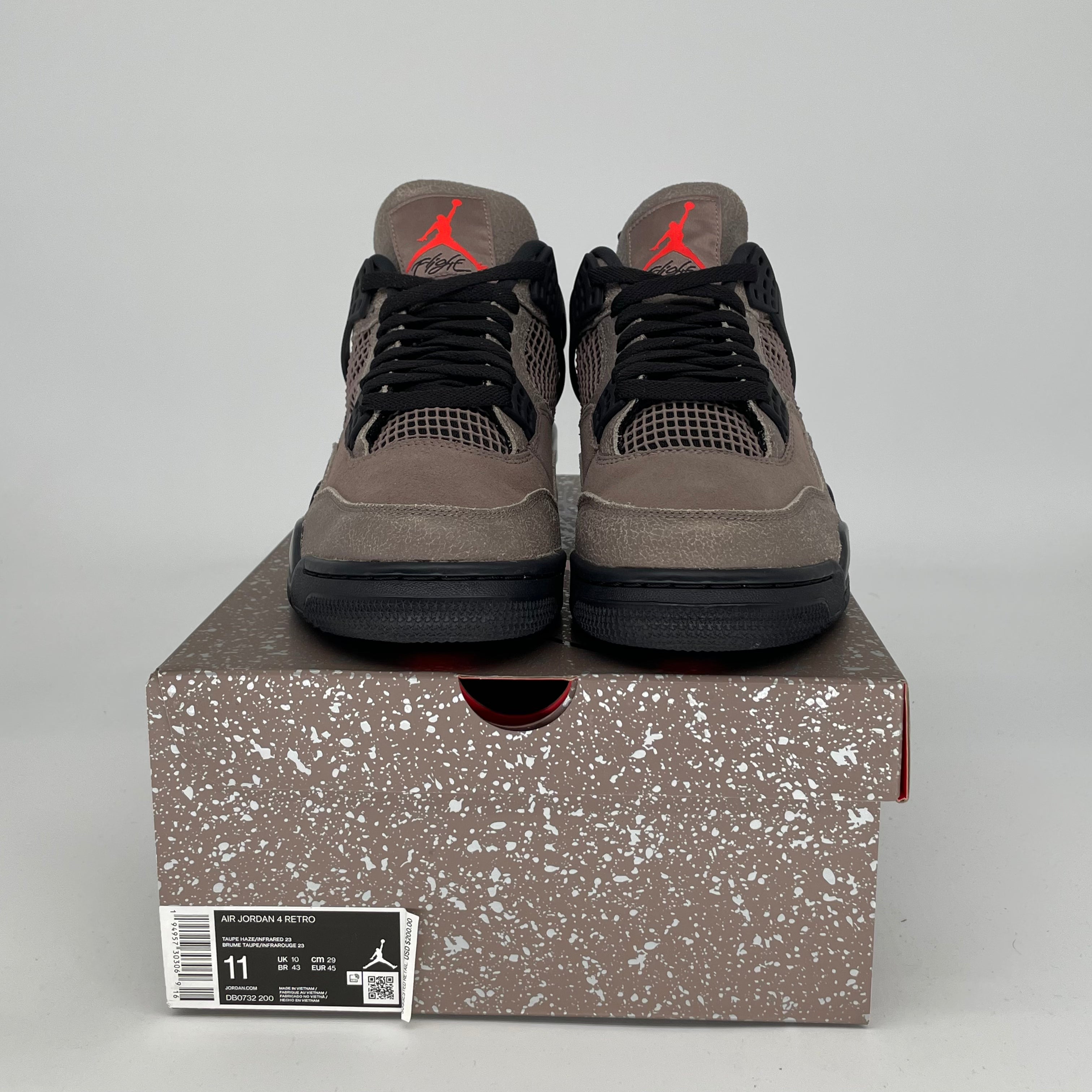 AIR JORDAN 4 TAUPE HAZE Sneakers - Men's Size 11 & Women's Size 12.5W - Style DB0732-200 - Retro Basketball Shoes for Casual Wear & Street Fashion