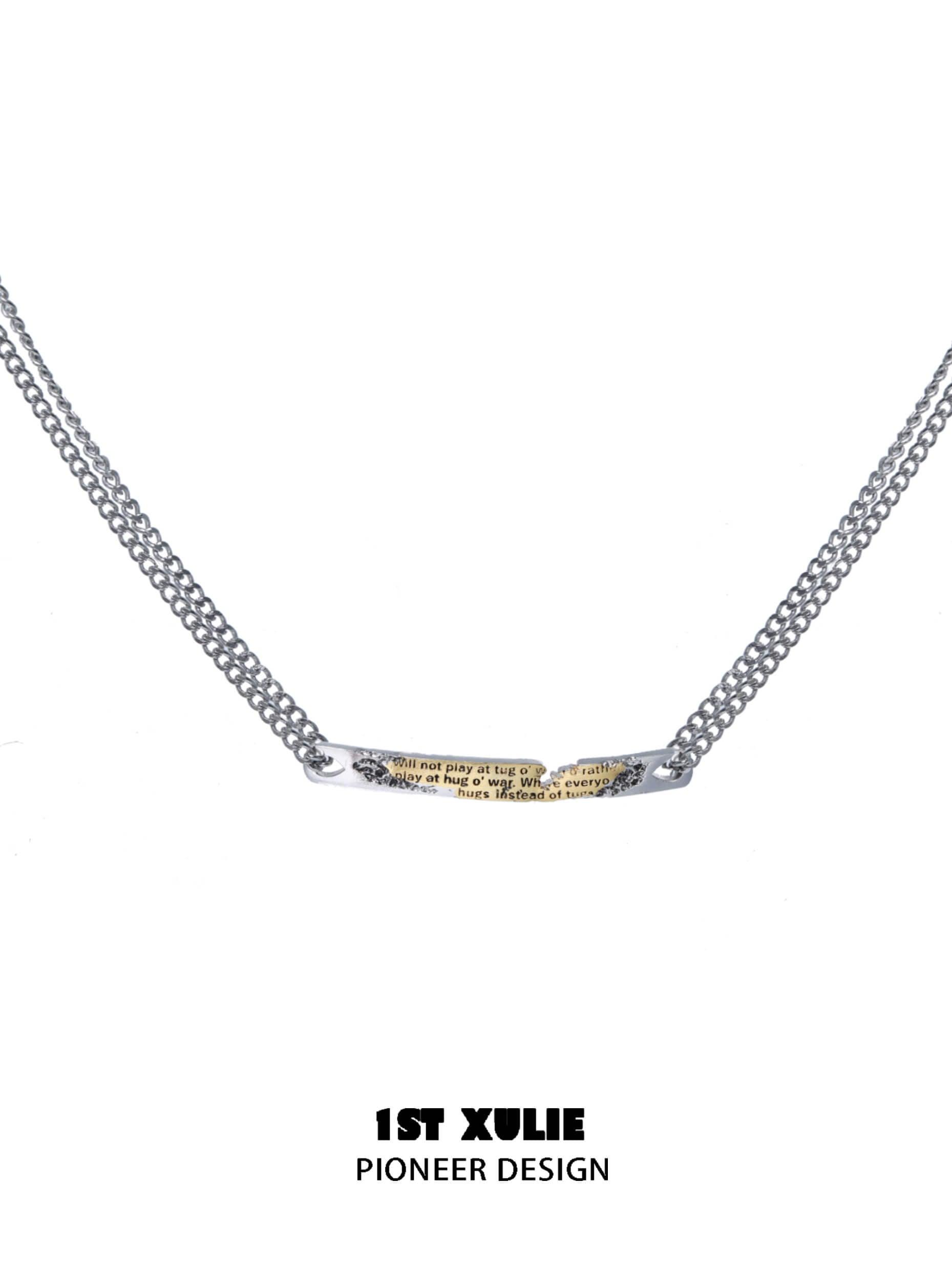 Immortal Lover S925 Sterling Silver Nameplate Necklace - Personalized Custom Name Jewelry for Women - Perfect Gift for Anniversary, Valentine's Day & Romantic Occasions