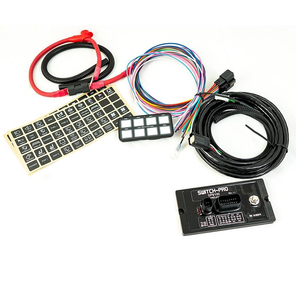 2019-2025 Ram 2500/3500 Heavy Duty SDHQ Built Complete Switch Pros SP 9100 Kit - Off-Road Lighting & Accessory Control System for Truck Enthusiasts