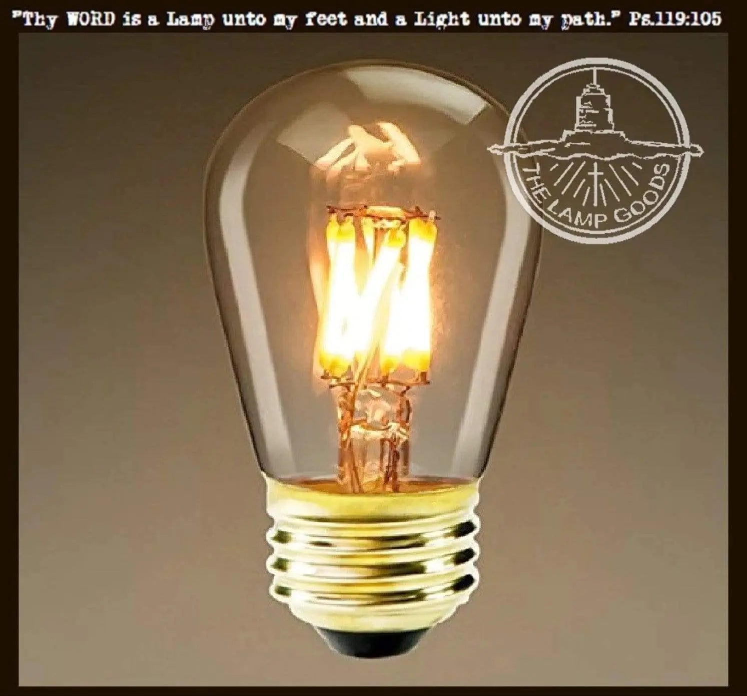Vintage LED Edison Bulb - 40W Equivalent, Warm White 2700K, Dimmable, E26 Base - Perfect for Mason Jar Lighting, Pendant Lamps, and Industrial Decor