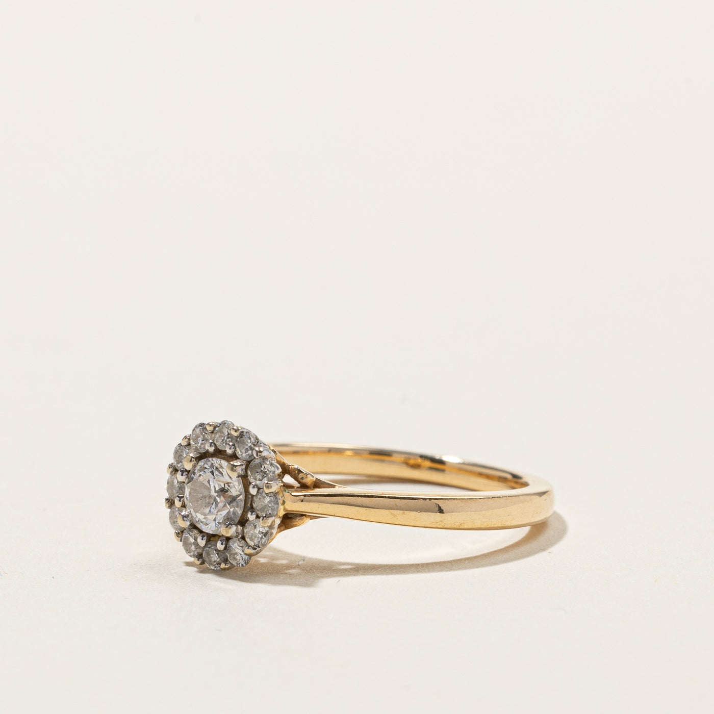 0.53ctw Cluster Diamond Ring for Women - Size 6.5 | Elegant Wedding, Engagement & Anniversary Jewelry Gift | Perfect for Bridal, Party & Special Occasions