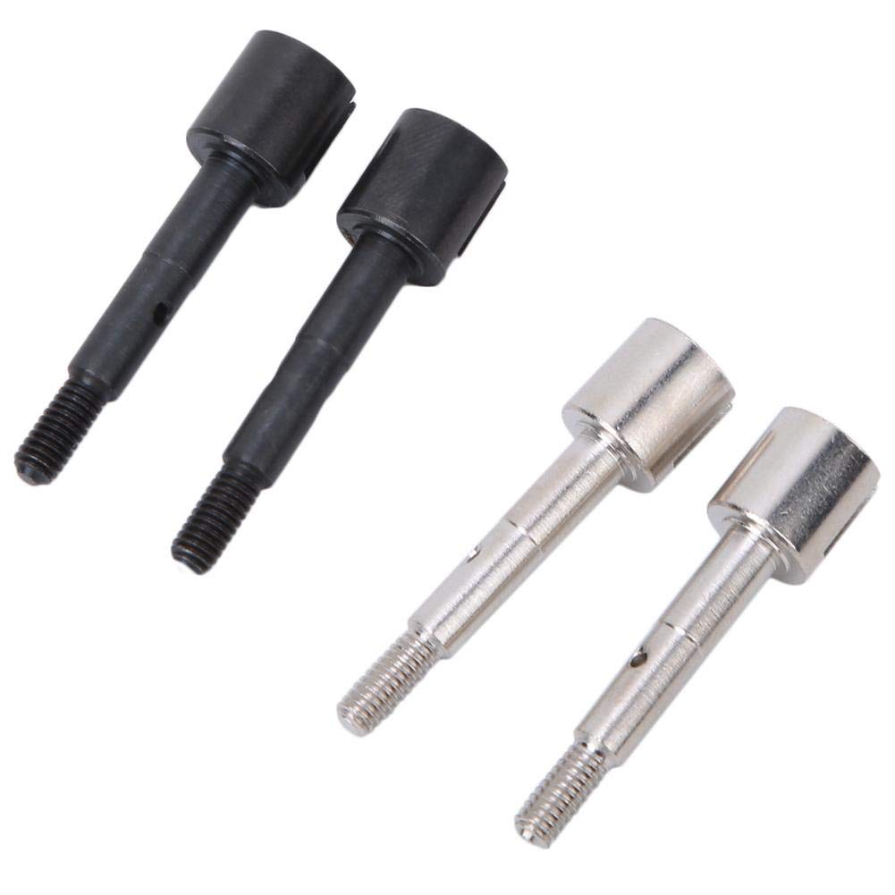 Tbest RC Wheel Axle - Front & Rear Upgrade Parts for 1/8 Electric Flux Gymkhana RC Cars (Black) | Durable Replacement for Off-Road Racing & Drifting