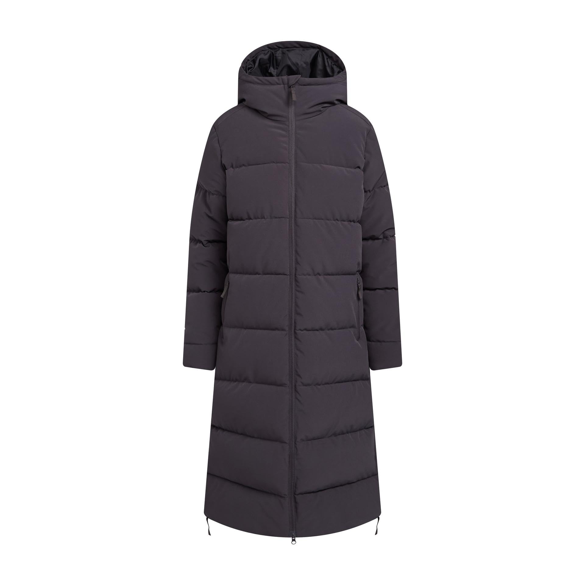 North Ridge Women's Long Line Roaming Jacket - Water Repellent Insulated Winter Coat with Hood | Warm Outdoor Parka for Hiking, Camping & Cold Weather Activities