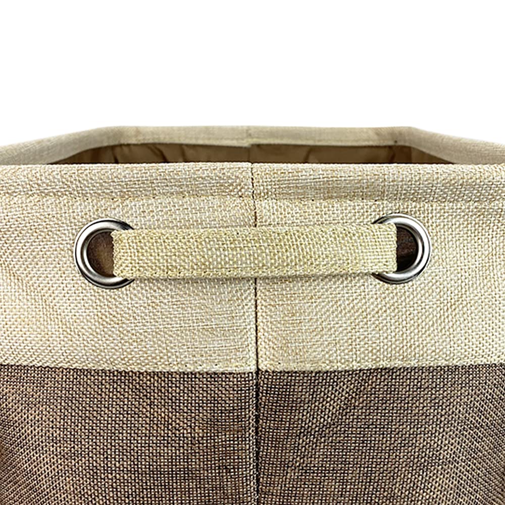 Personalized Foldable Storage Basket with Cute Shih Tzu Design - Collapsible Fabric Pet Toy Organizer Bin with Handles for Home, Closet & Shelf Organization - Durable Brown & White Storage Cube - Perfect for Pet Toy Storage, Kids' Room & Bedroom Organization