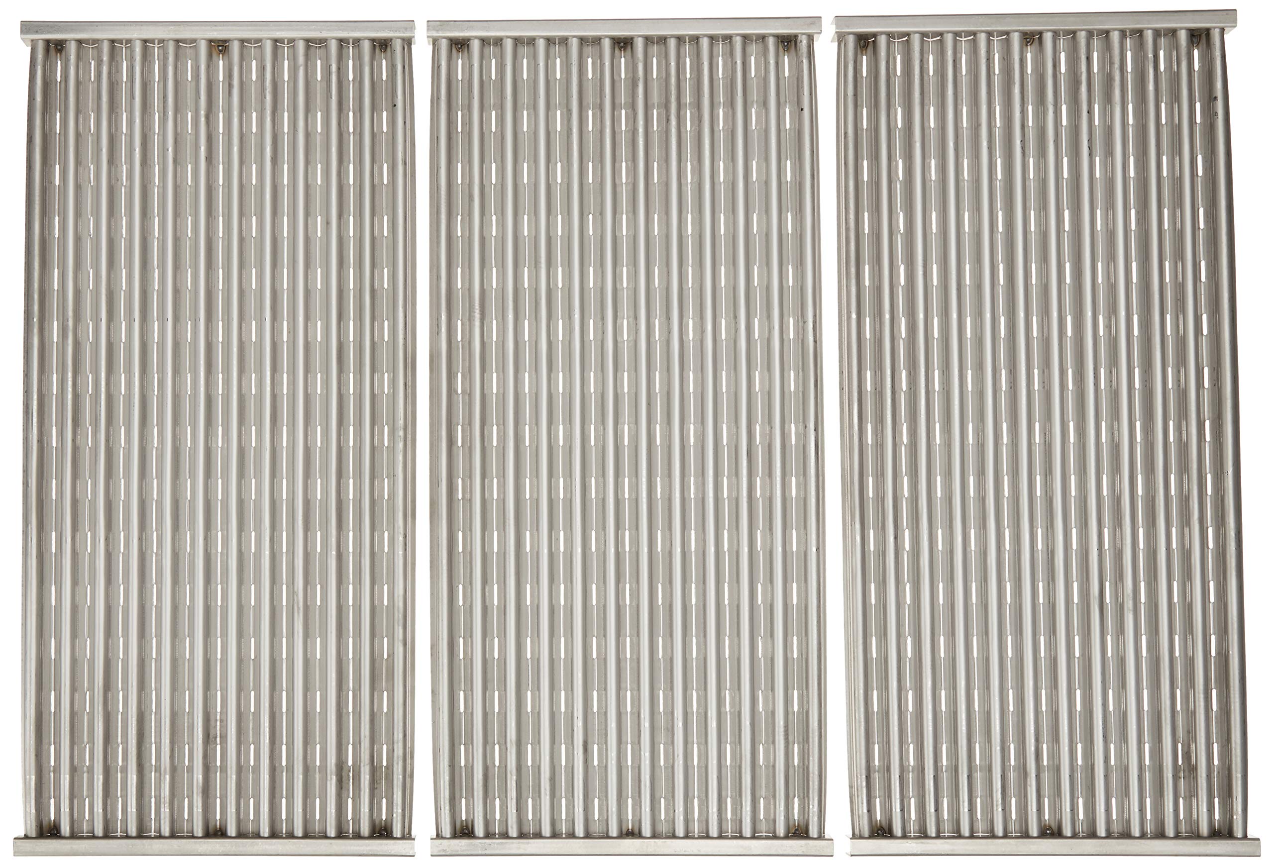 Stamped Stainless Steel Cooking Grid Replacement for Charbroil & Kenmore Gas Grills - Heavy Duty 3-Piece Set for BBQ, Grilling Burgers, Steaks and Vegetables