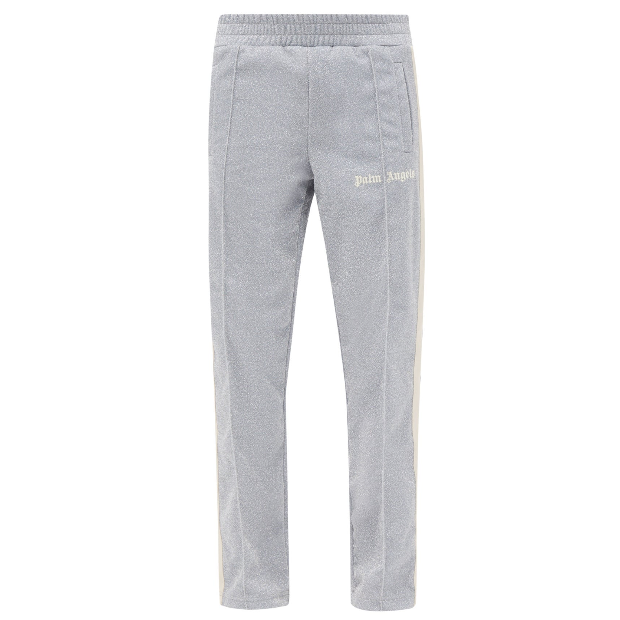Palm Angels Lurex Track Pants for Men - Stylish & Comfortable Joggers with Metallic Threads - Perfect for Gym, Streetwear & Casual Outfits