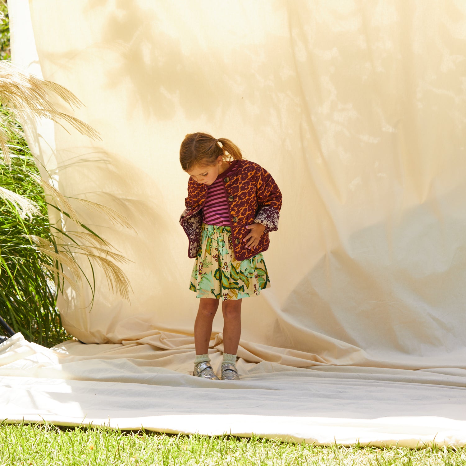Margot Kids Skirt - Cute Floral Print Girls' Skirt for Toddlers & Children | Perfect for School, Parties & Playtime