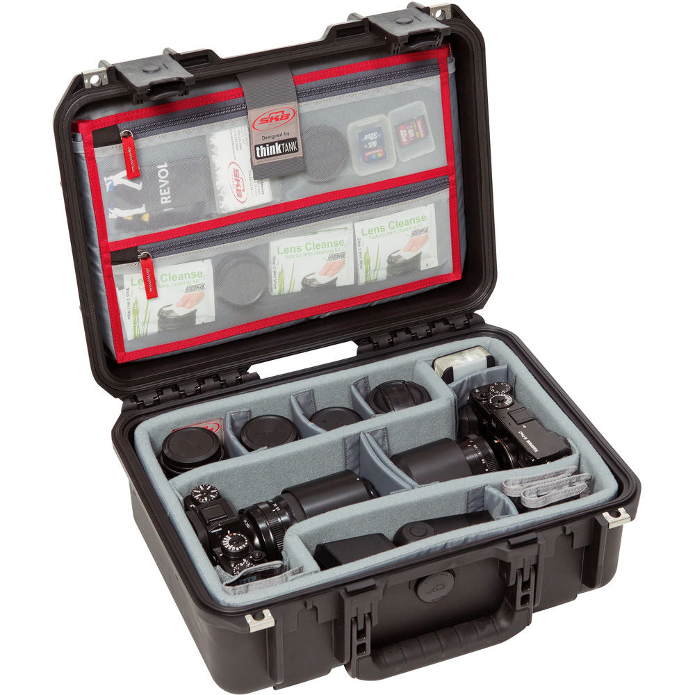 SKB iSeries 1510 6 Case with Think Tank Photo Dividers & Lid Organizer - Durable Protective Hard Case for Camera Equipment, Electronics & Gear - Perfect for Travel, Storage & Professional Photography
