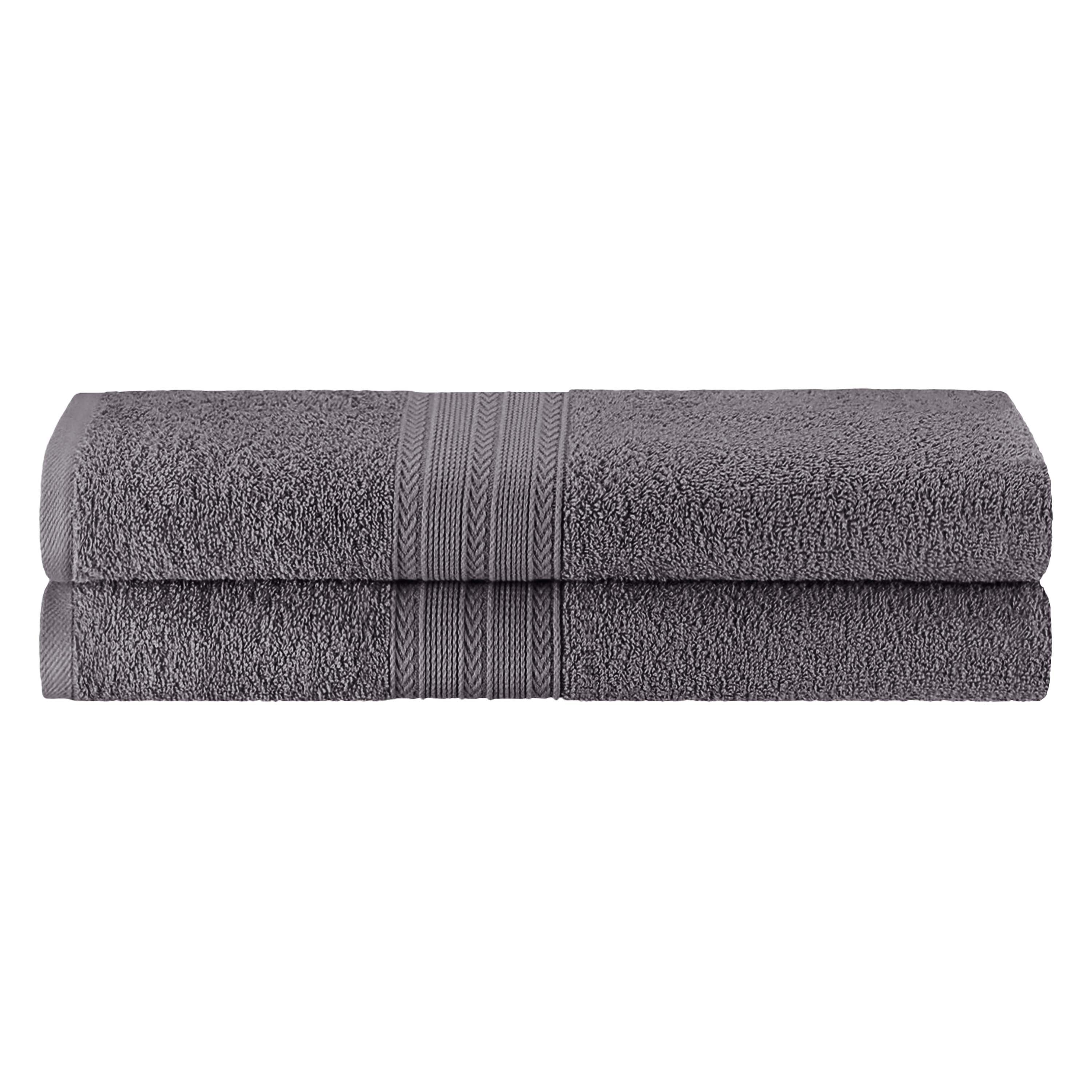Soft Cotton Eco-Friendly 2-Piece Bath Sheet Towel Set - Ultra Absorbent & Quick Dry for Spa, Beach & Luxury Bathroom