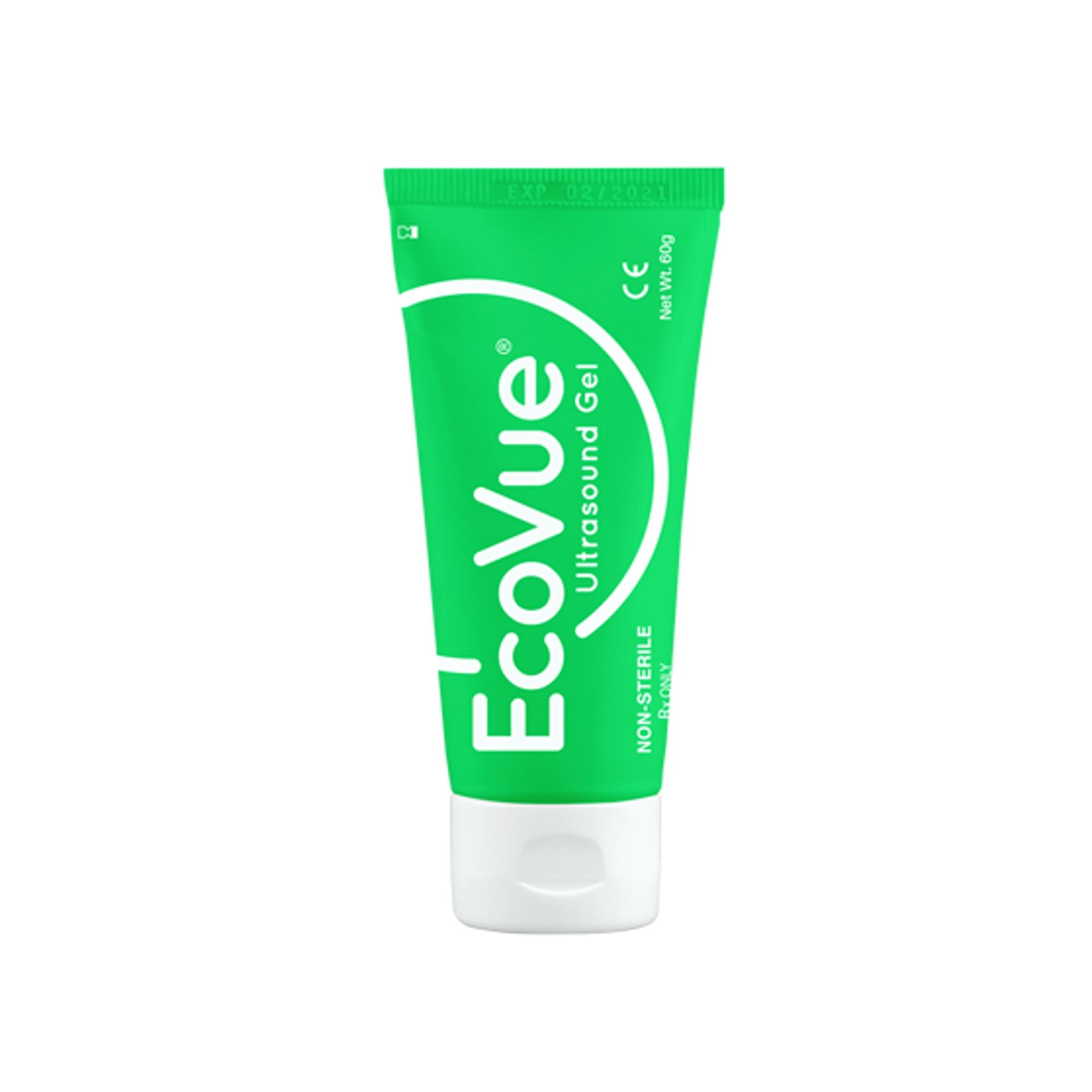 EcoVue Premium Ultrasound Gel - 500ml Bottle for Medical & Diagnostic Imaging | Water-Based, Hypoallergenic, Non-Sticky | Ideal for Ultrasound Scans, Physical Therapy, and Veterinary Use